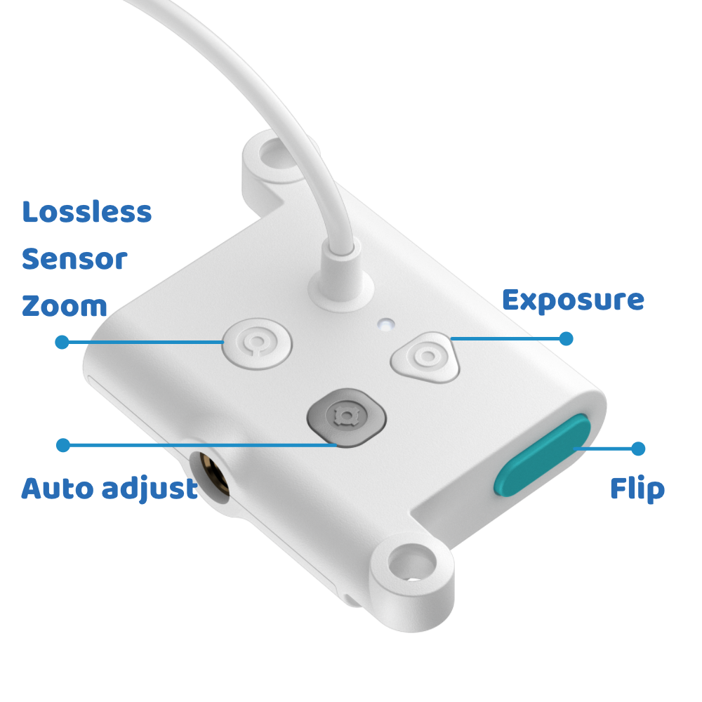 OKIOCAM S Plus 5MP USB Document Camera with OKIOPoint Smart Visual Pointer, 19440p