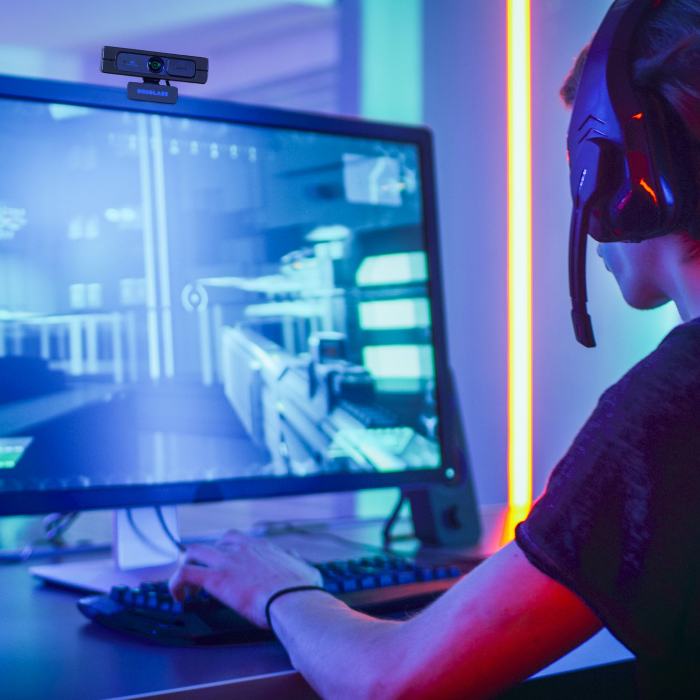 A10 4K@30fps Webcam with AI Auto Framing