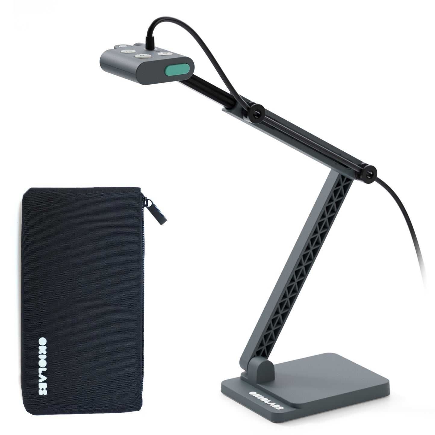(2023) OKIOCAM S2 Pro 12MP Document Camera with LED Light & Microphone (USB-A/USB-C)