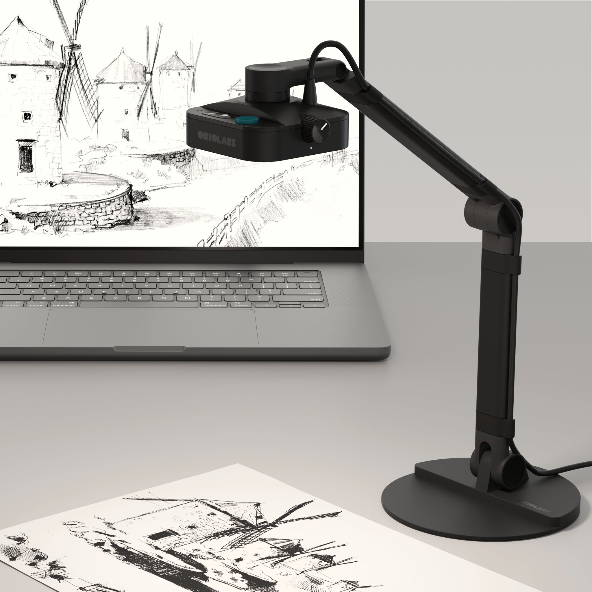 OKIOCAM X1 DualMode Document Camera & cam 8MP with Light and